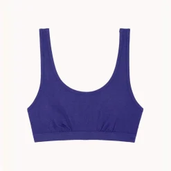 Brassière Kate bleu en coton