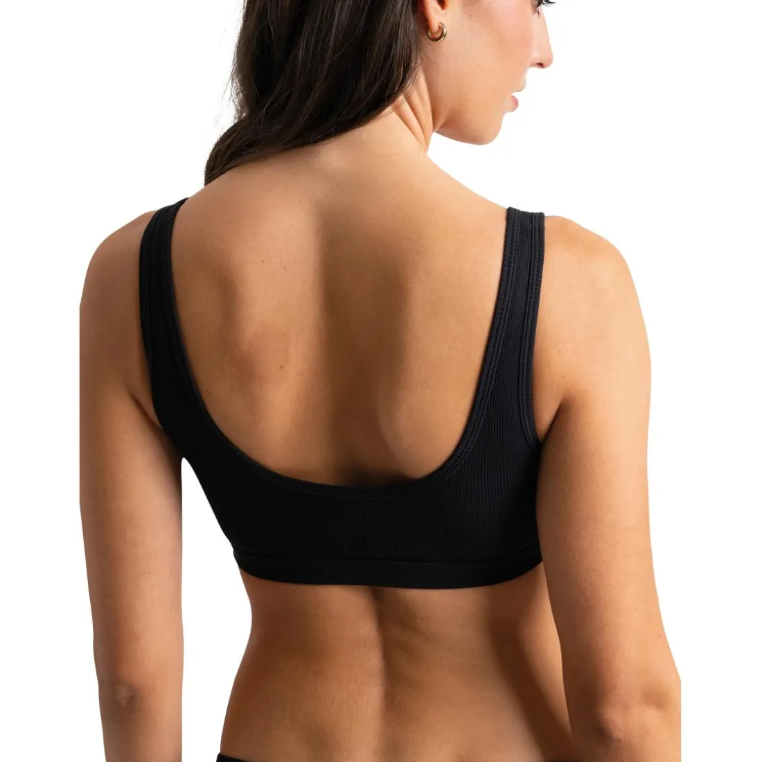 Brassière Kate noir en coton