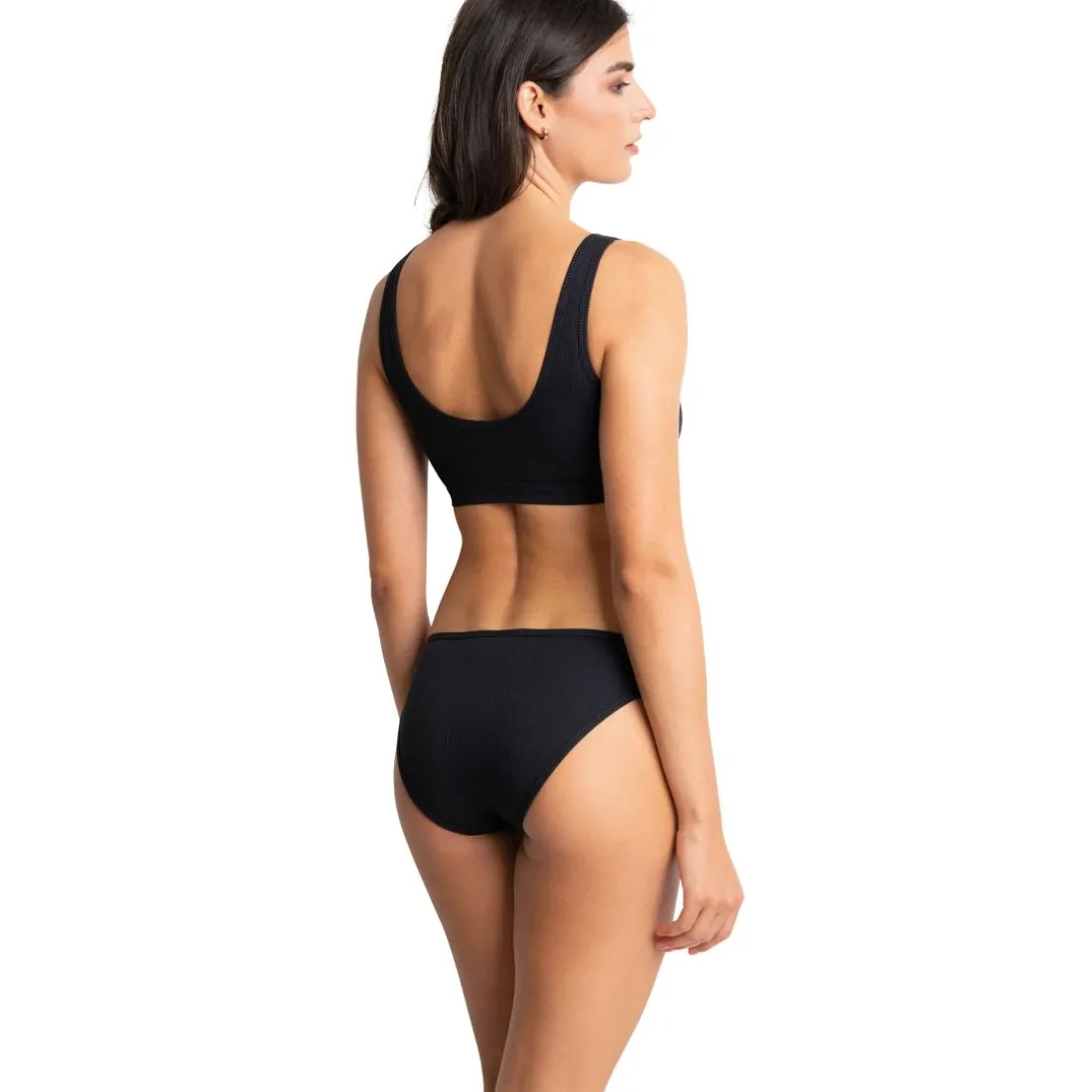 Brassière Kate noir en coton