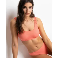 Brassière Kate orange en coton