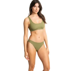 Brassière Kate vert en coton