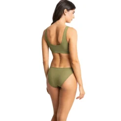 Brassière Kate vert en coton