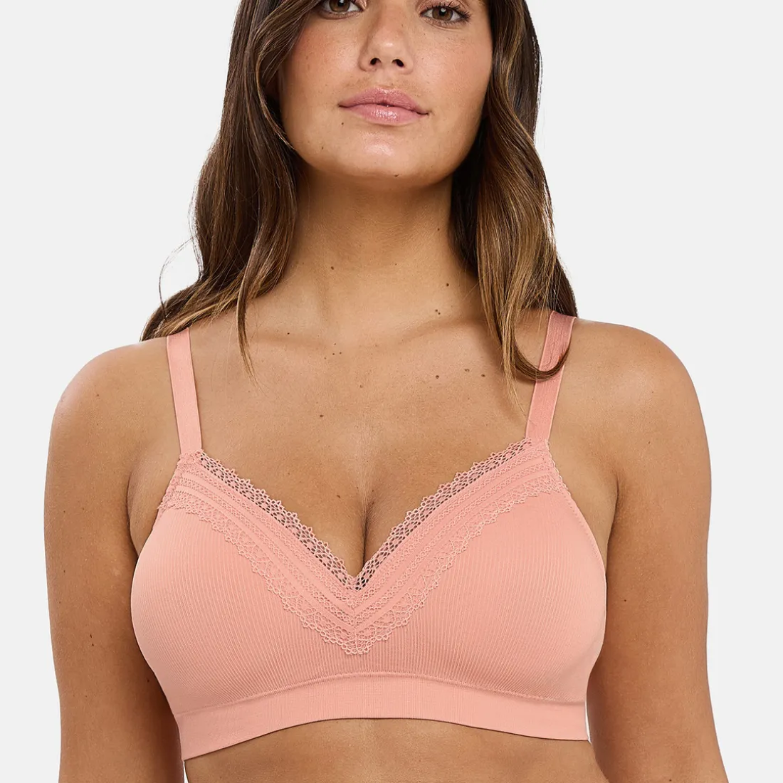 Brassière sans armatures Agathe Rose Nordique