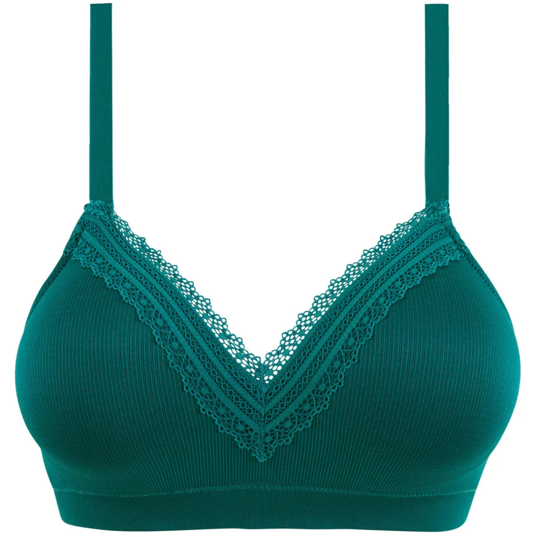 Brassière sans armatures Agathe Vert Emeraude