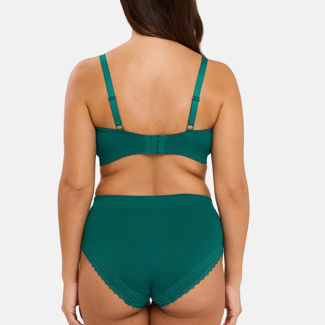 Brassière sans armatures Agathe Vert Emeraude