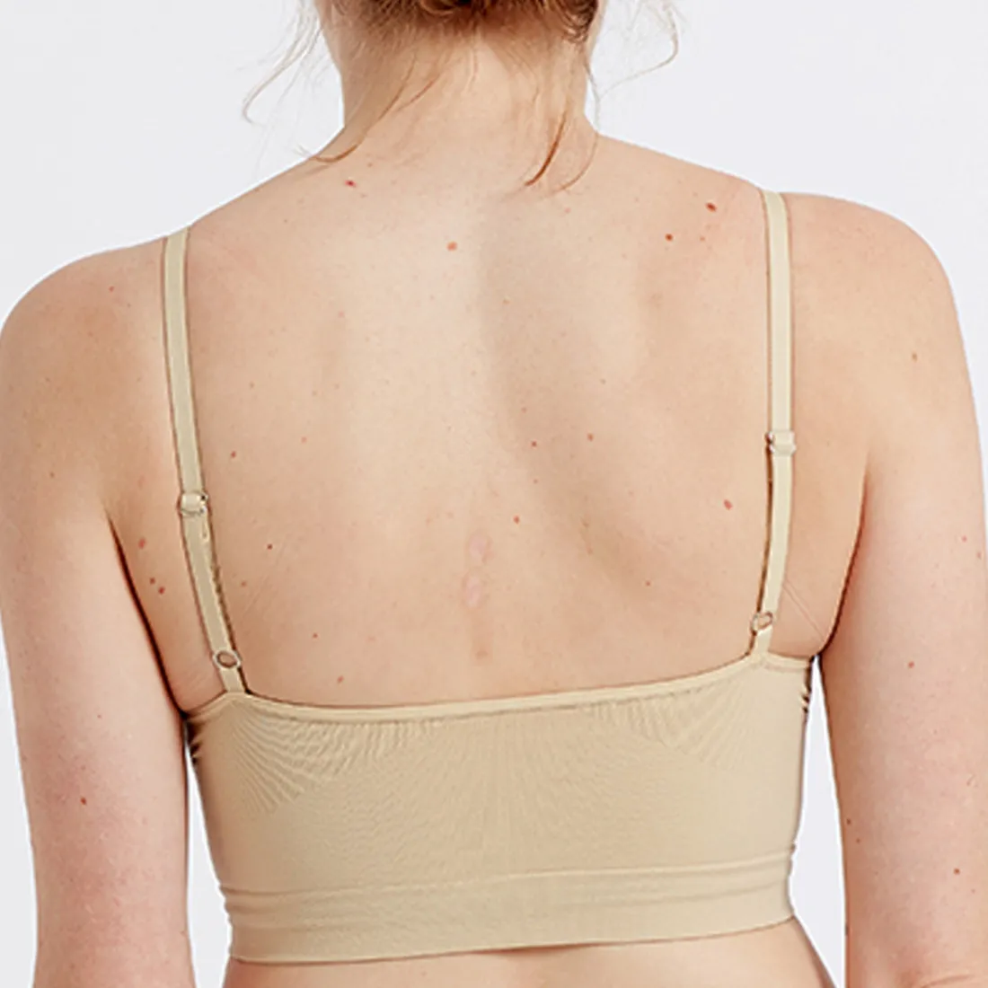 Brassière sans armatures beige