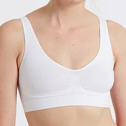 Brassière sans armatures blanche