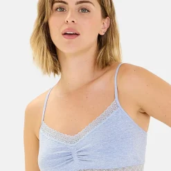 Brassière sans armatures Bleu Persan Chiné