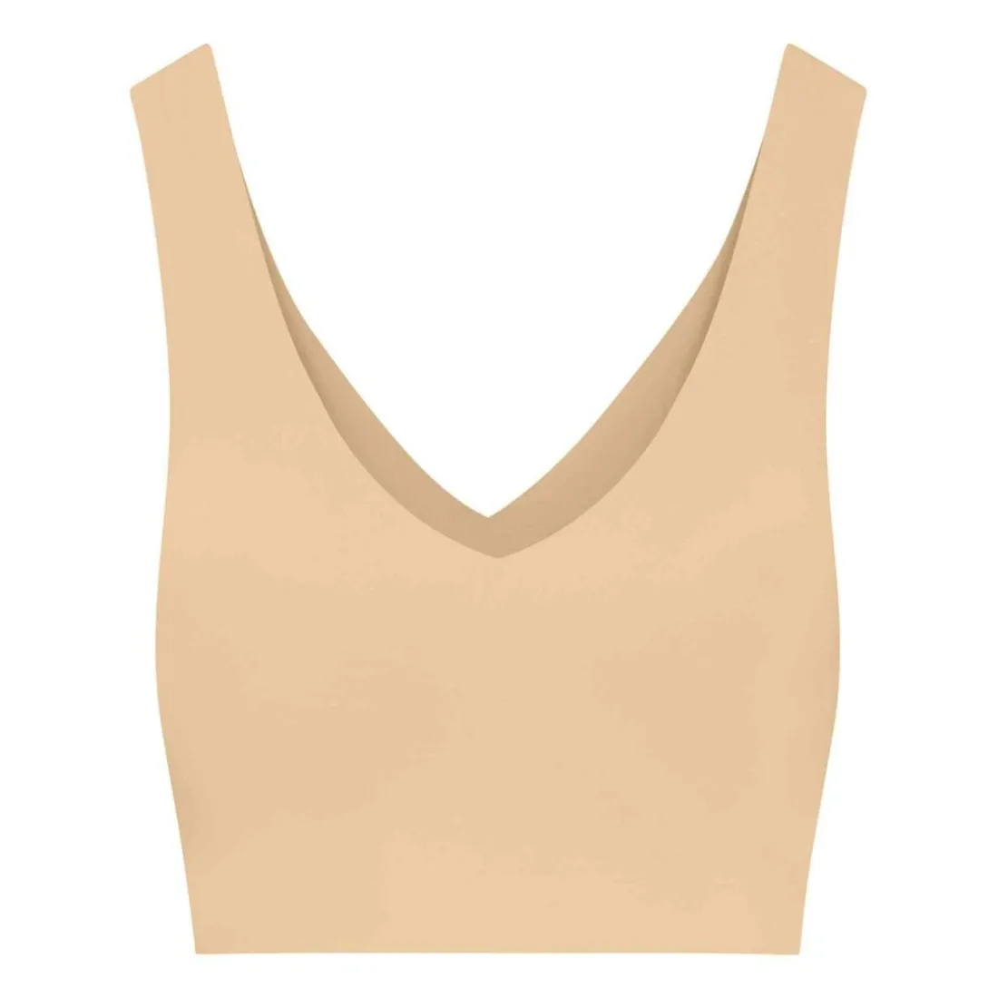 Brassière sans armatures invisible - Beige Bye Bra à col V