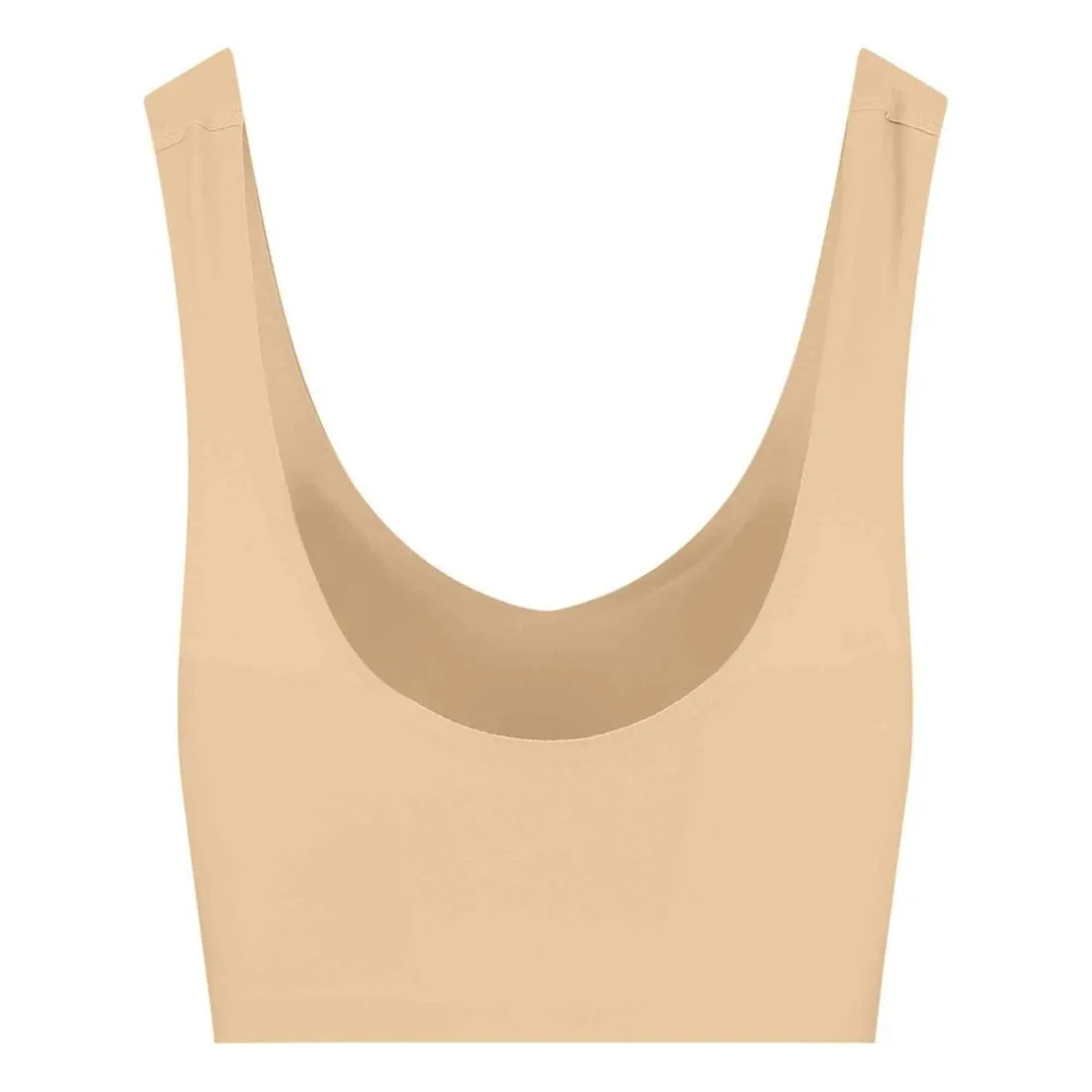 Brassière sans armatures invisible - Beige Bye Bra à col V