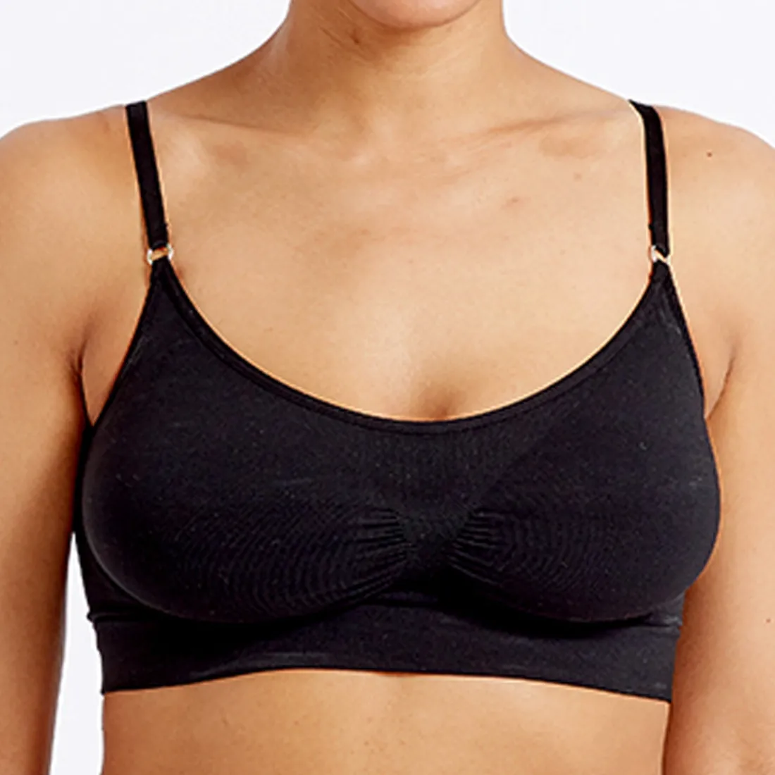 Brassière sans armatures noire