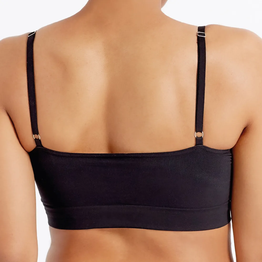 Brassière sans armatures noire