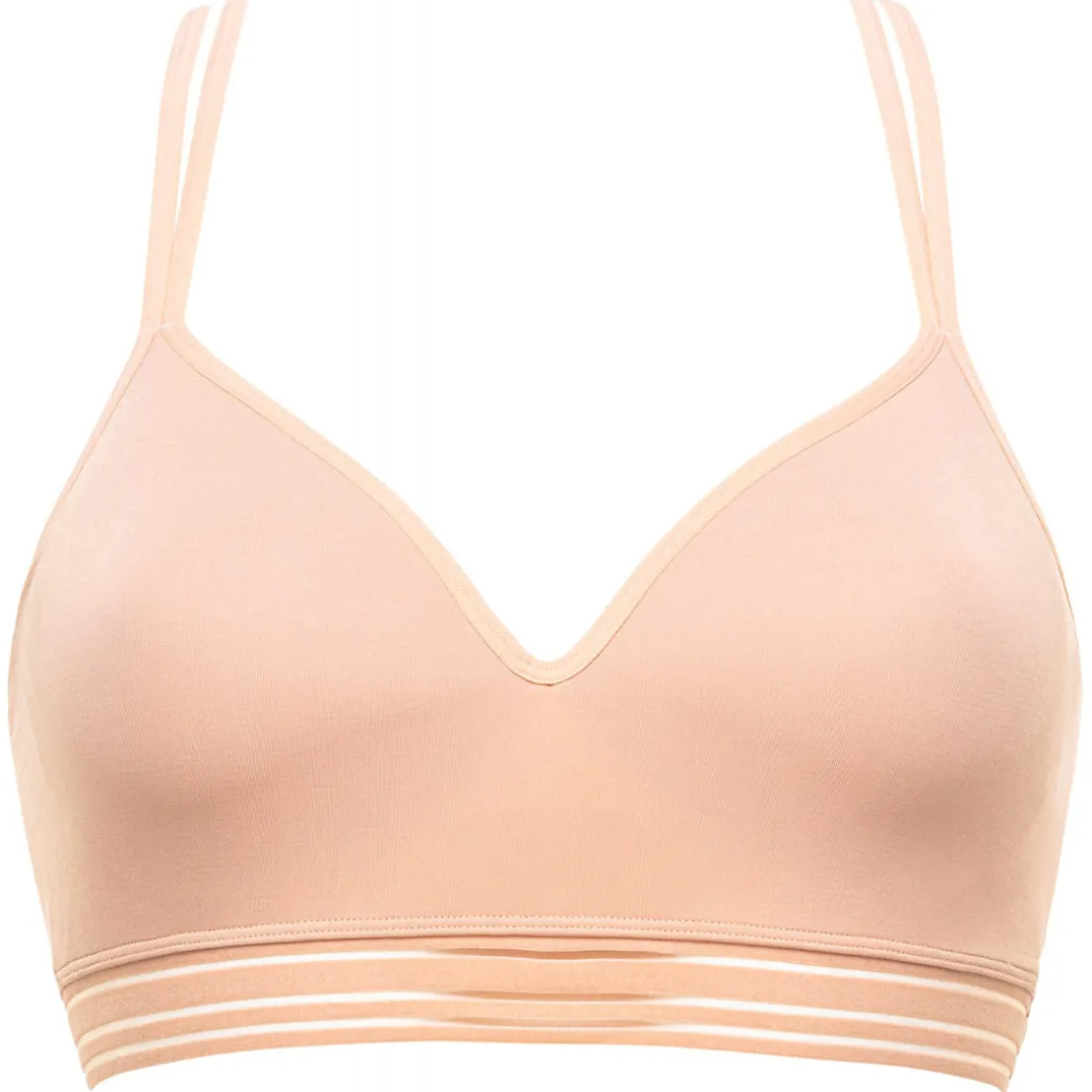 Brassière sans coques et armatures - Beige