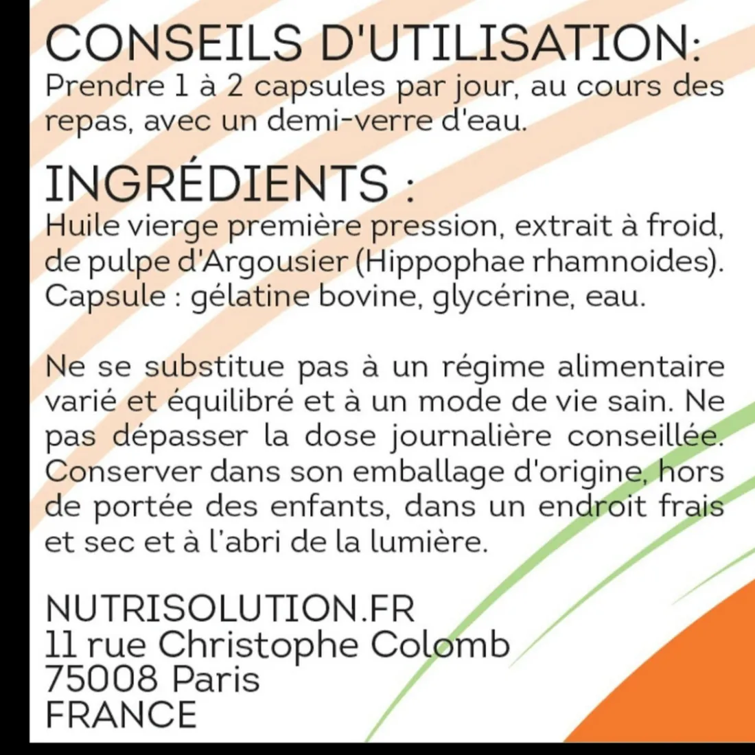 Brûleur OMÉGA - Complément Alimentaire