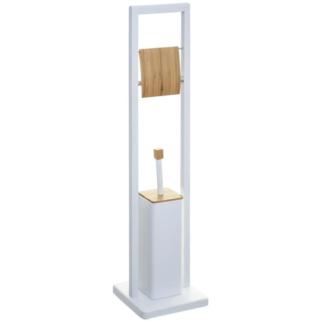 Brosse WC + Dérouleur Natureo Blanc