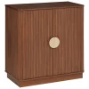 Buffet 2 portes 1 étagères Wany marron