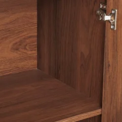 Buffet 2 portes 1 étagères Wany marron