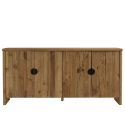 Buffet 4 portes bois pin recyclé SANDY