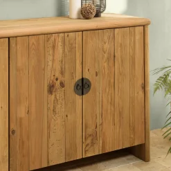 Buffet 4 portes bois pin recyclé SANDY
