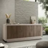 Buffet 4 portes cashmere panneaux de particules
