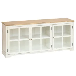 Buffet 3 portes en verre