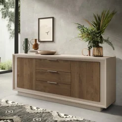 Buffet 2 portes et 3 tiroirs cashmere