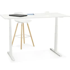 Bureau assis debout électrique 'TRONIK' noir