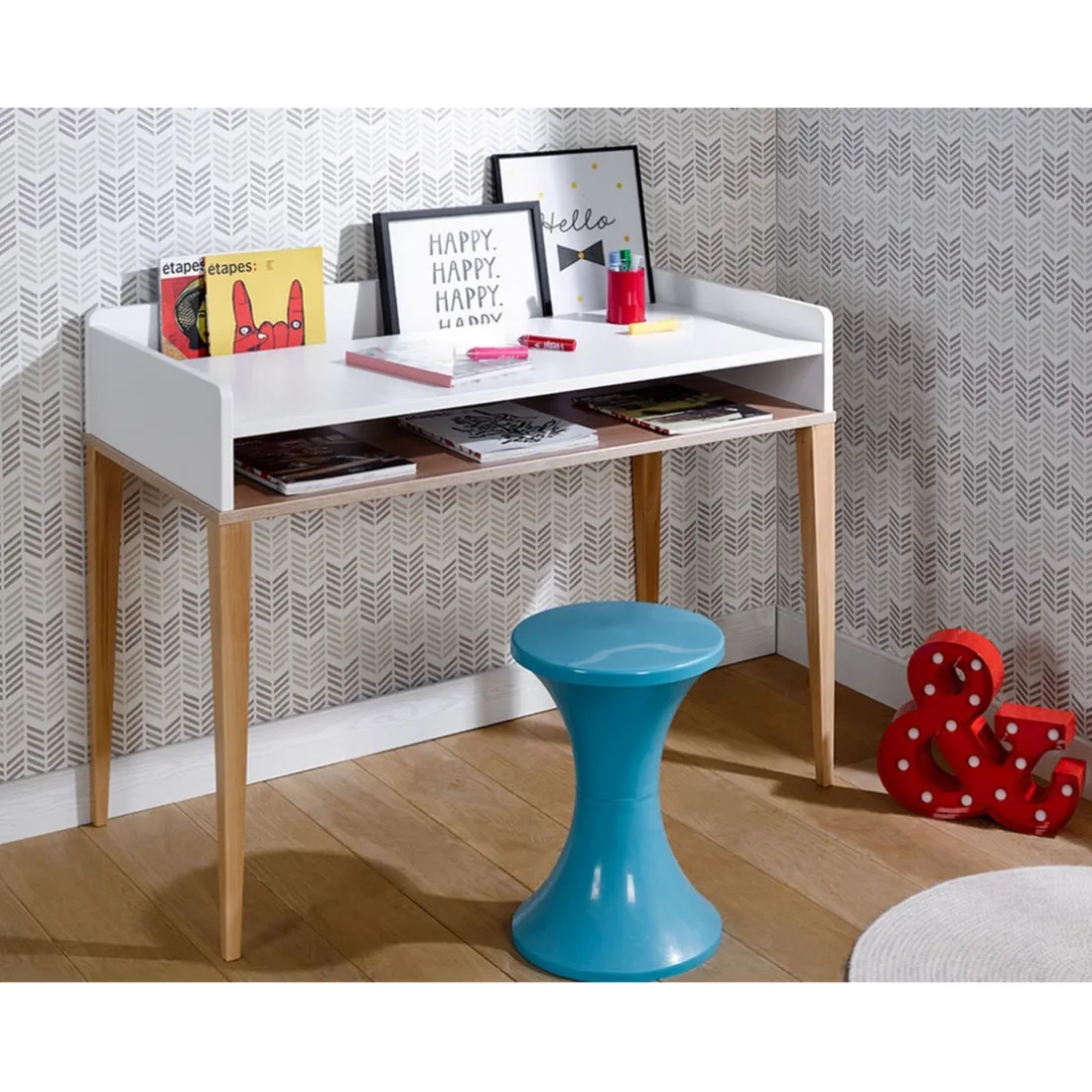Bureau blanc