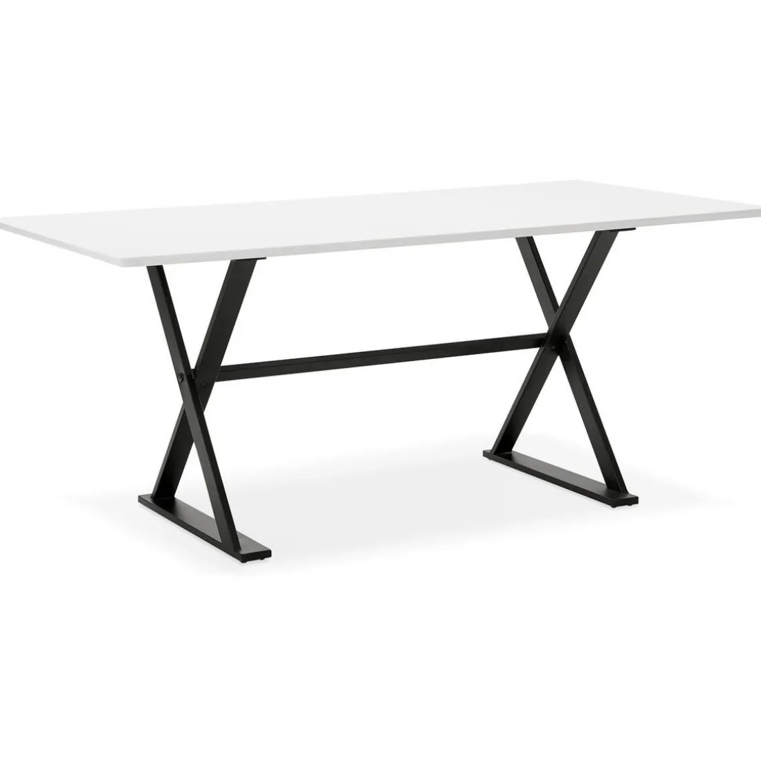 Bureau Blanche Design MAUD Style Industriel