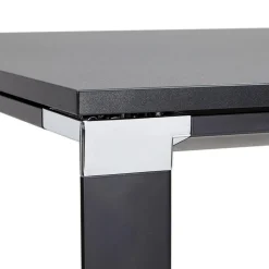 Bureau de direction en angle design 'XLINE' en bois noir
