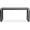 Bureau droit design 'XLINE' en bois noir