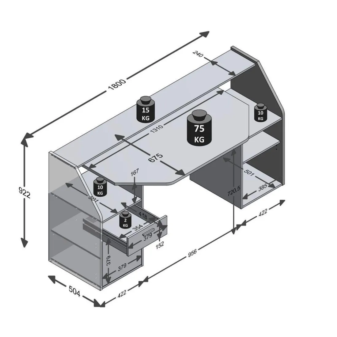 Bureau Multirangement ZOCKER