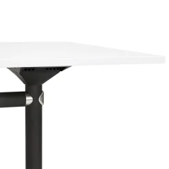 Bureau pliable 'FLEXO' blanc sur roulettes
