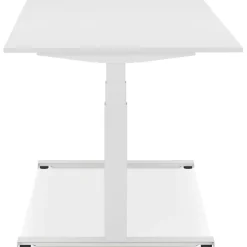 Bureau réglable en hauteur électrique 'TRONIK' blanc