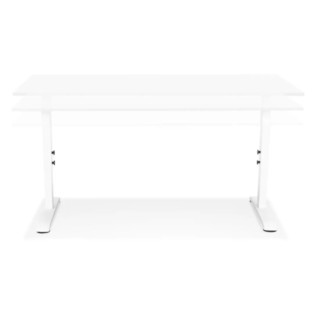 Bureau réglable en hauteur blanc 'OSMOSE'