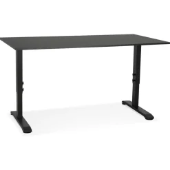 Bureau réglable en hauteur 'OSMOSE' noir