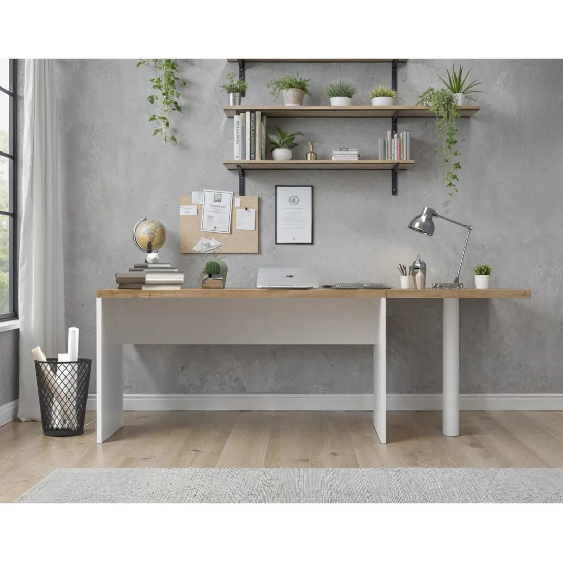Bureau simple EASY Panneau de particules