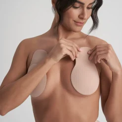 Cache tétons adhésifs remonte-seins Beige Bye Bra