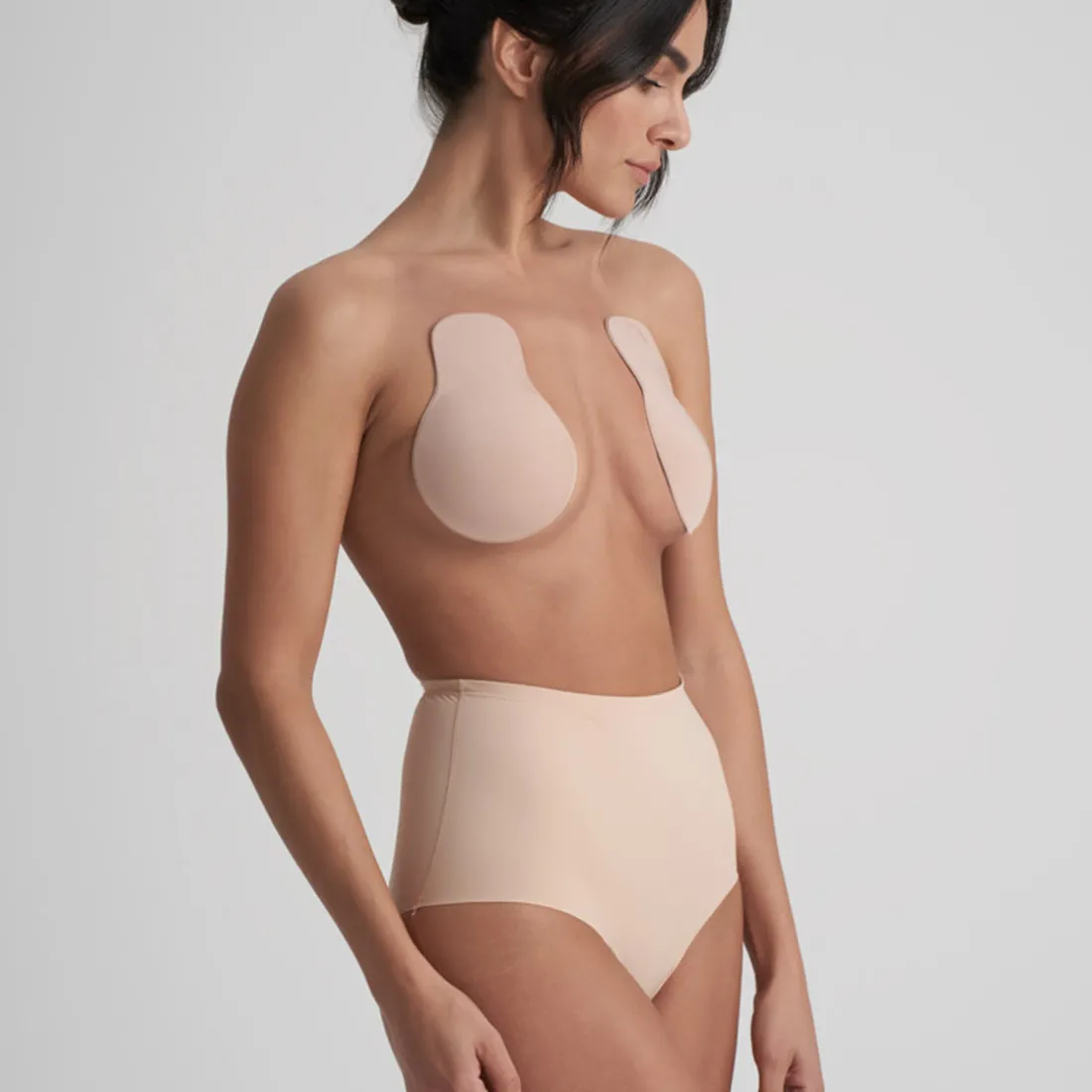 Cache tétons adhésifs remonte-seins Beige Bye Bra