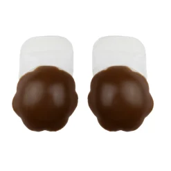 Cache tétons adhésifs silicone Marron Bye Bra
