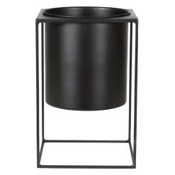 Cache-Pot Métal Noir 30 cm EXPO