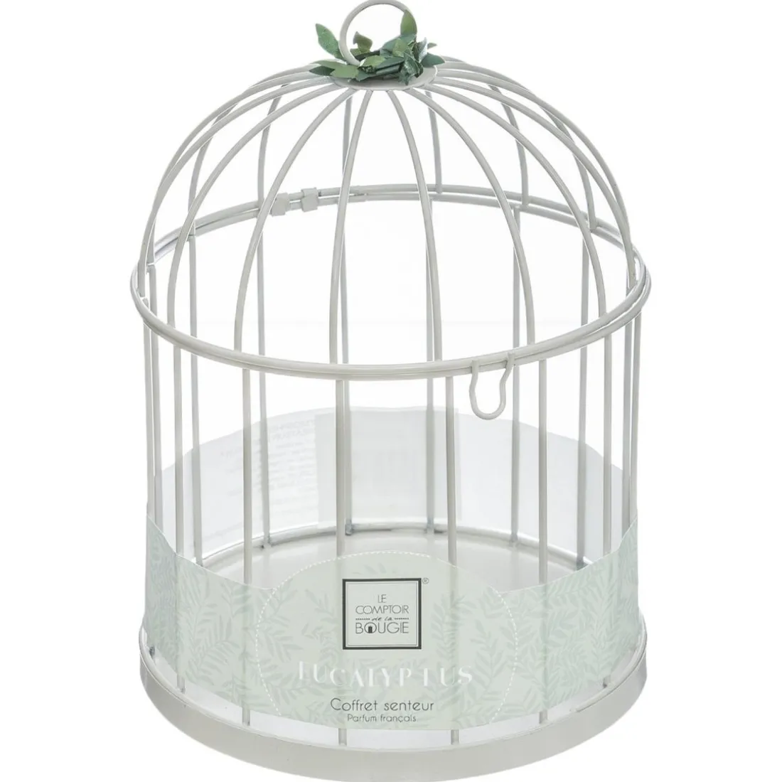 Cage Et Diff Et Bougie Lola, Vert Pâle