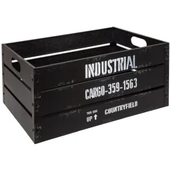 Caisse Cagette Noir x 3 Industrial