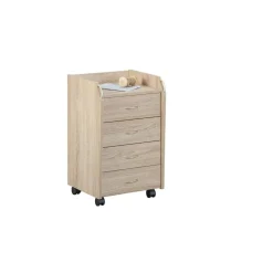 Caisson à roulettes en Bois massif