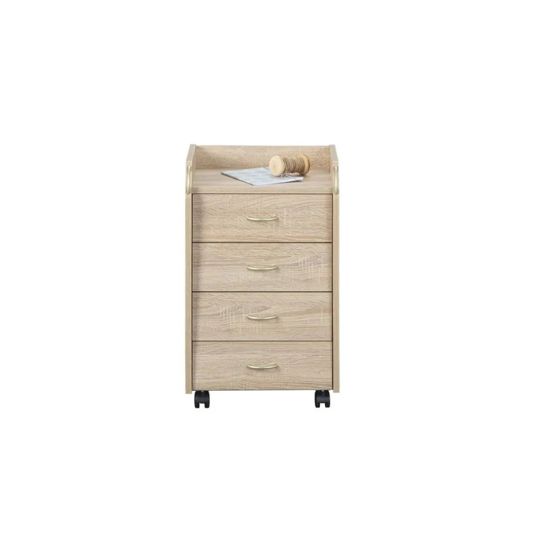 Caisson à roulettes en Bois massif