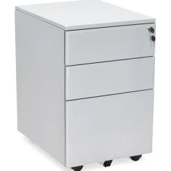 Caisson de rangement 'DALI' gris à tiroirs pour bureau