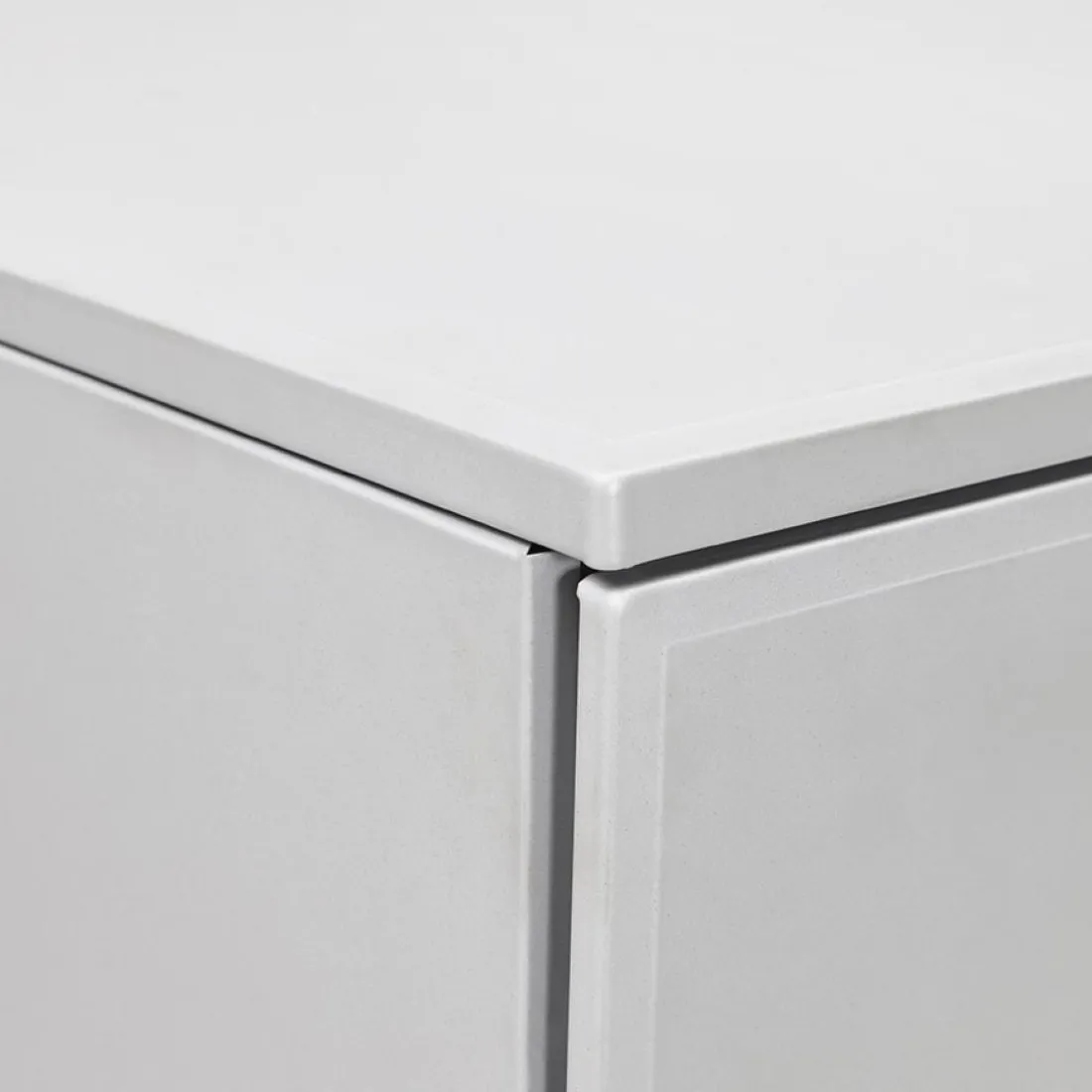 Caisson de rangement 'DALI' gris à tiroirs pour bureau