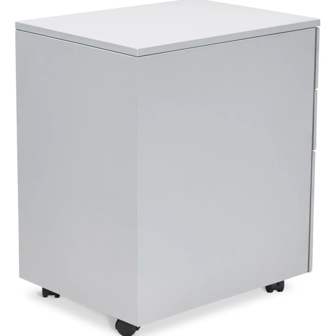 Caisson de rangement 'DALI' gris à tiroirs pour bureau