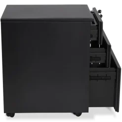 Caisson de rangement 'DALI' noir à tiroirs pour bureau