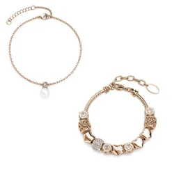 Calendrier De L'avent 24 Bijoux avec Finitions Or Rose